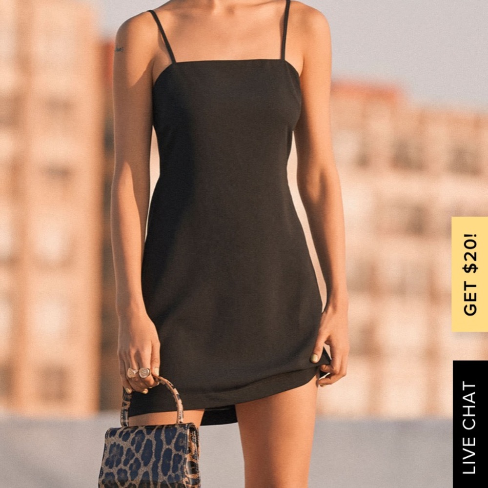 Lulu’s little black mini dress
